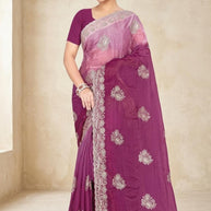 Ethnic Matching Saree with Blouse Piece for Premium Ethnic and Traditional Wear | MTE-SUNDAR CHHAVI