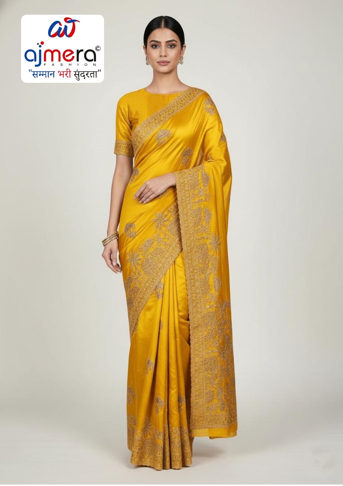 Party Wear Matching Saree with Blouse Piece for Premium Ethnic and Traditional Wear | SBV-HD-0491