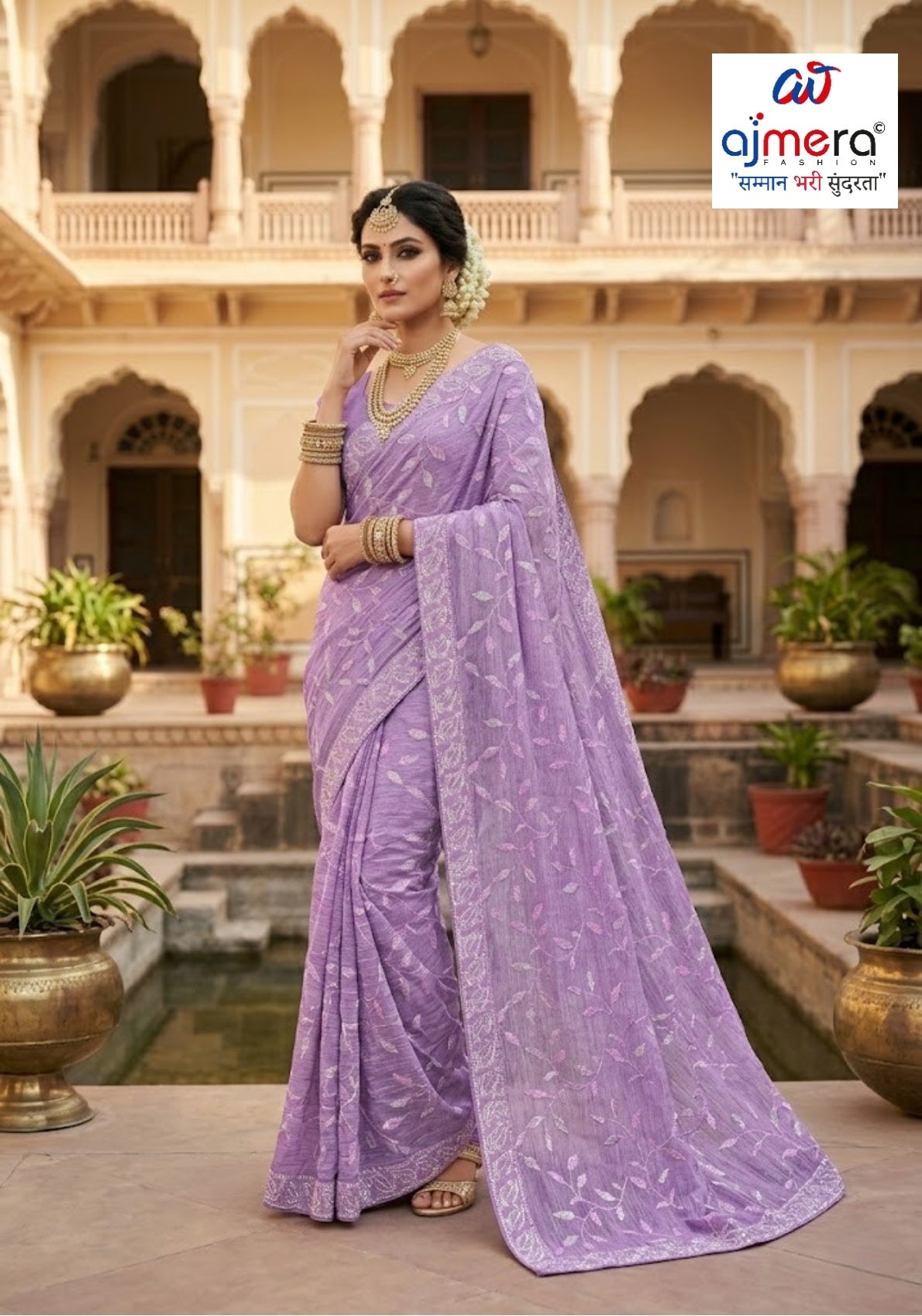 Fashion Saree with Blouse Piece for Premium Ethnic and Traditional Wear | APN-BURBARY SILK