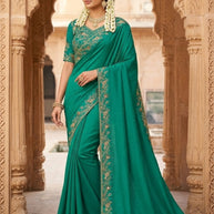 KPS-AMRUDLadies Matching Saree with Blouse Piece for Premium Ethnic and Traditional Wear | KPS-AMRUD