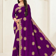 Ethnic Matching Saree with Blouse Piece for Premium Ethnic and Traditional Wear | VKM-SANGEMARMAR