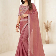 Dyed Saree with Blouse Piece for Premium Ethnic and Traditional Wear | PRM-COBRA