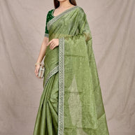 Designer Matching Saree with Blouse Piece for Premium Ethnic and Traditional Wear | SMM-8578