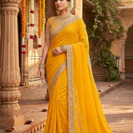 Printed Matching Saree with Blouse Piece for Premium Ethnic and Traditional Wear | KPS-ARJUN
