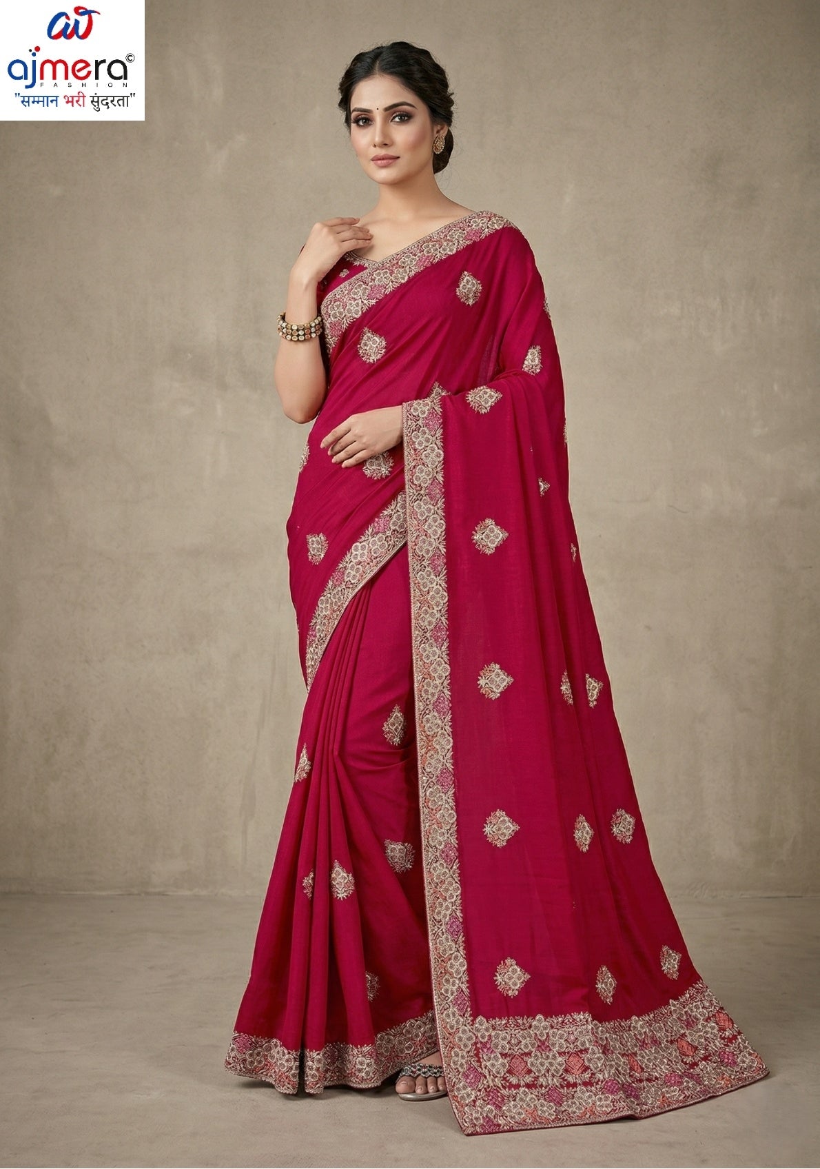 Dyed Saree with Blouse Piece for Premium Ethnic and Traditional Wear | RT-CHANDERI