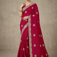 Dyed Saree with Blouse Piece for Premium Ethnic and Traditional Wear | RT-CHANDERI