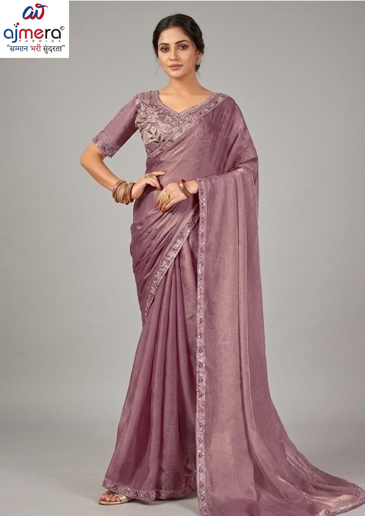 Dyed Saree with Blouse Piece for Premium Ethnic and Traditional Wear | KPS-DEEPU