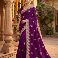 Festival Saree with Blouse Piece for Premium Ethnic and Traditional Wear | VKM-PRIYANKA