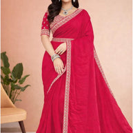 Designer Matching Saree with Blouse Piece for Premium Ethnic and Traditional Wear | KPS-DOREMON