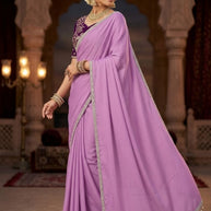 Fancy Matching Saree with Blouse Piece for Premium Ethnic and Traditional Wear | PUN-BELA-344
