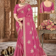 Printed Matching Saree with Without Blouse for Premium Ethnic and Traditional Wear | RT-MANTRA
