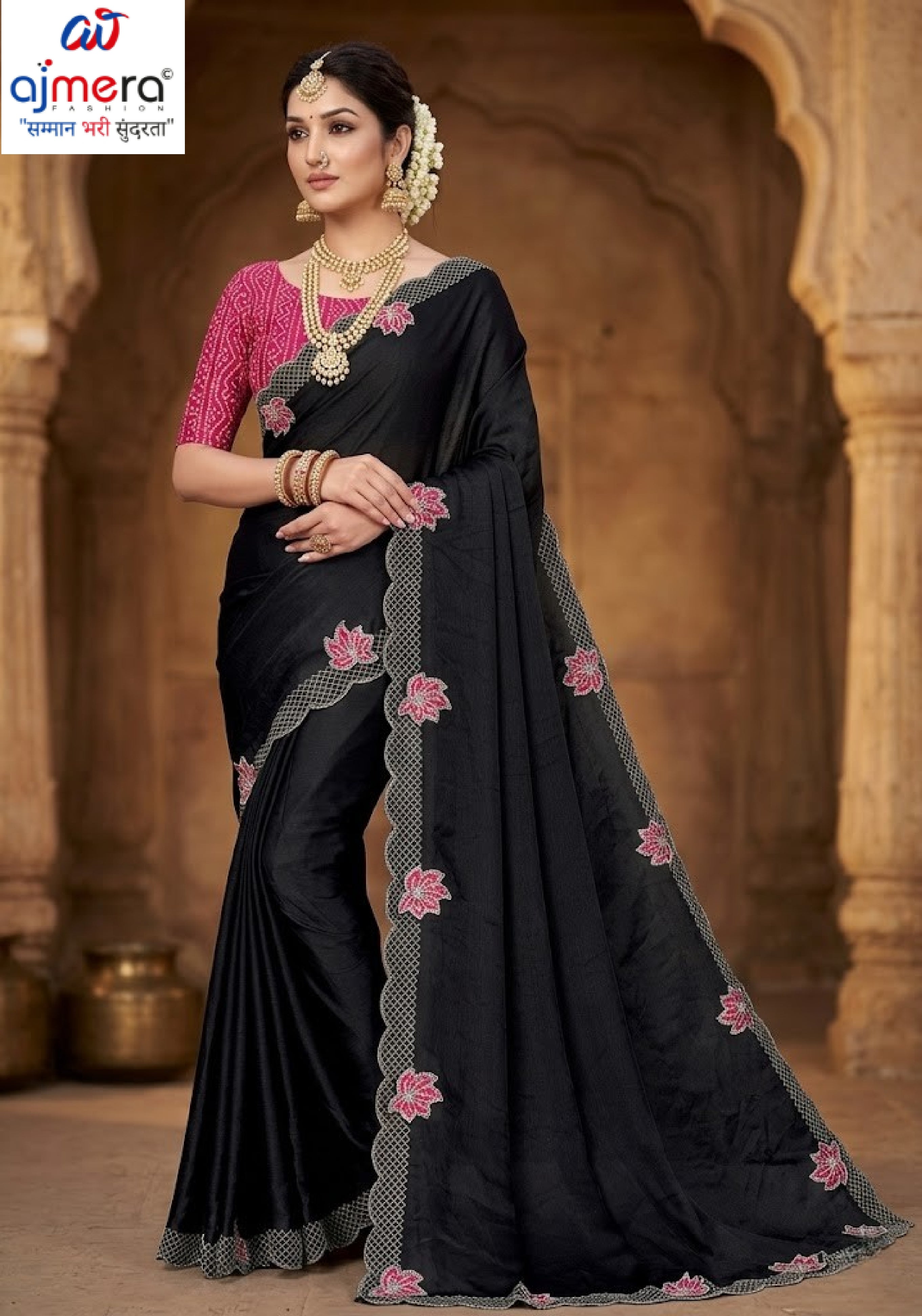 Party Wear Matching Saree with Blouse Piece for Premium Ethnic and Traditional Wear | ADP-PANTALOON