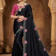 Party Wear Matching Saree with Blouse Piece for Premium Ethnic and Traditional Wear | ADP-PANTALOON