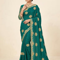 Ethnic Matching Saree with Blouse Piece for Premium Ethnic and Traditional Wear | VKM-SANGEMARMAR