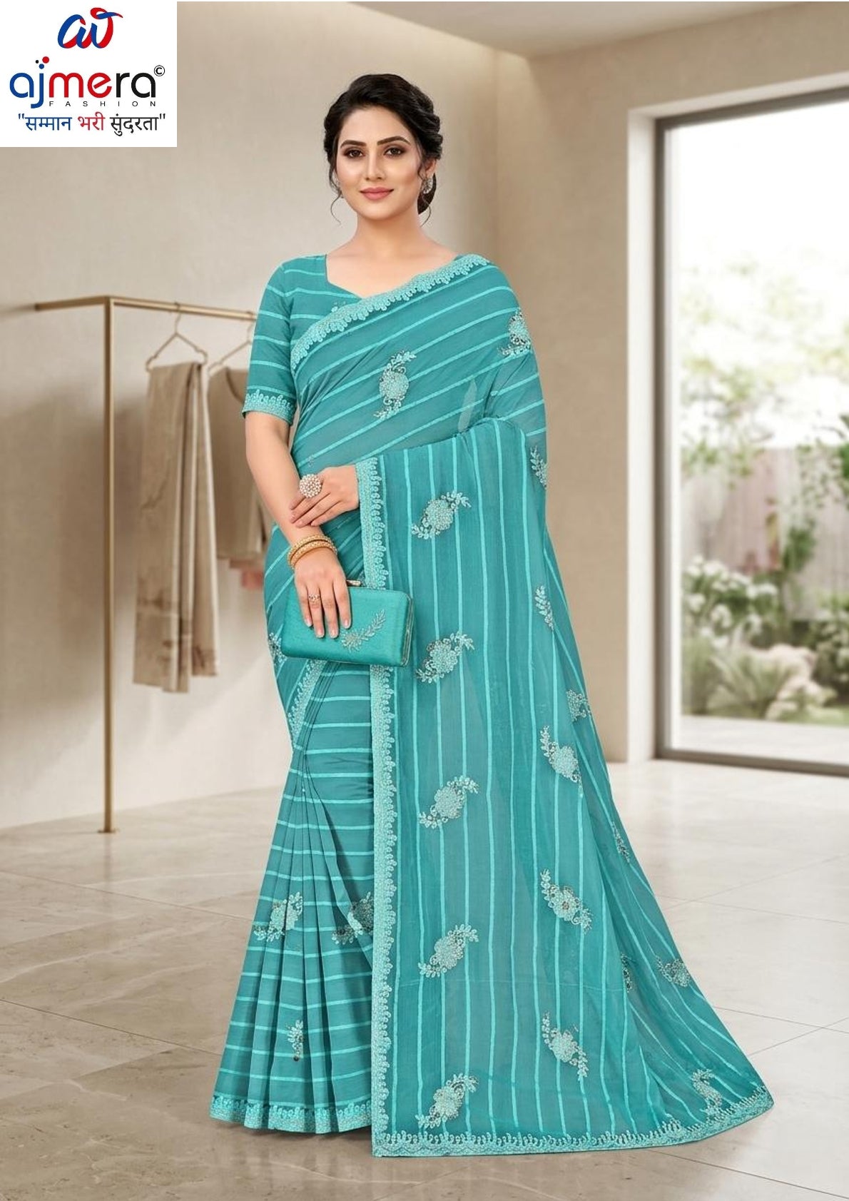 Matching Saree with Blouse Piece for Premium Ethnic and Traditional Wear | VKM-C PLUS