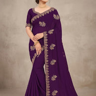 Fancy Saree with Blouse Piece for Premium Ethnic and Traditional Wear | VKM-CLOCK