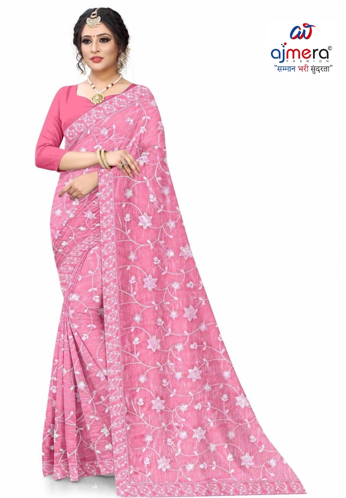 Fashion Saree with Blouse Piece for Premium Ethnic and Traditional Wear | APN-BURBARY SILK