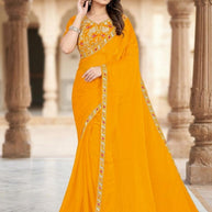 Fancy Matching Saree with Blouse Piece for Premium Ethnic and Traditional Wear | KPS-STRAWBERRY