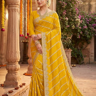 Designer Matching Saree with Blouse Piece for Premium Ethnic and Traditional Wear | VKM-IDEAL