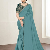 Designer Matching Saree with Blouse Piece for Premium Ethnic and Traditional Wear | PUN-NOOPUR-122
