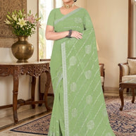 Fancy Saree with Blouse Piece for Premium Ethnic and Traditional Wear | MTE-KHUBSURAT ROUND