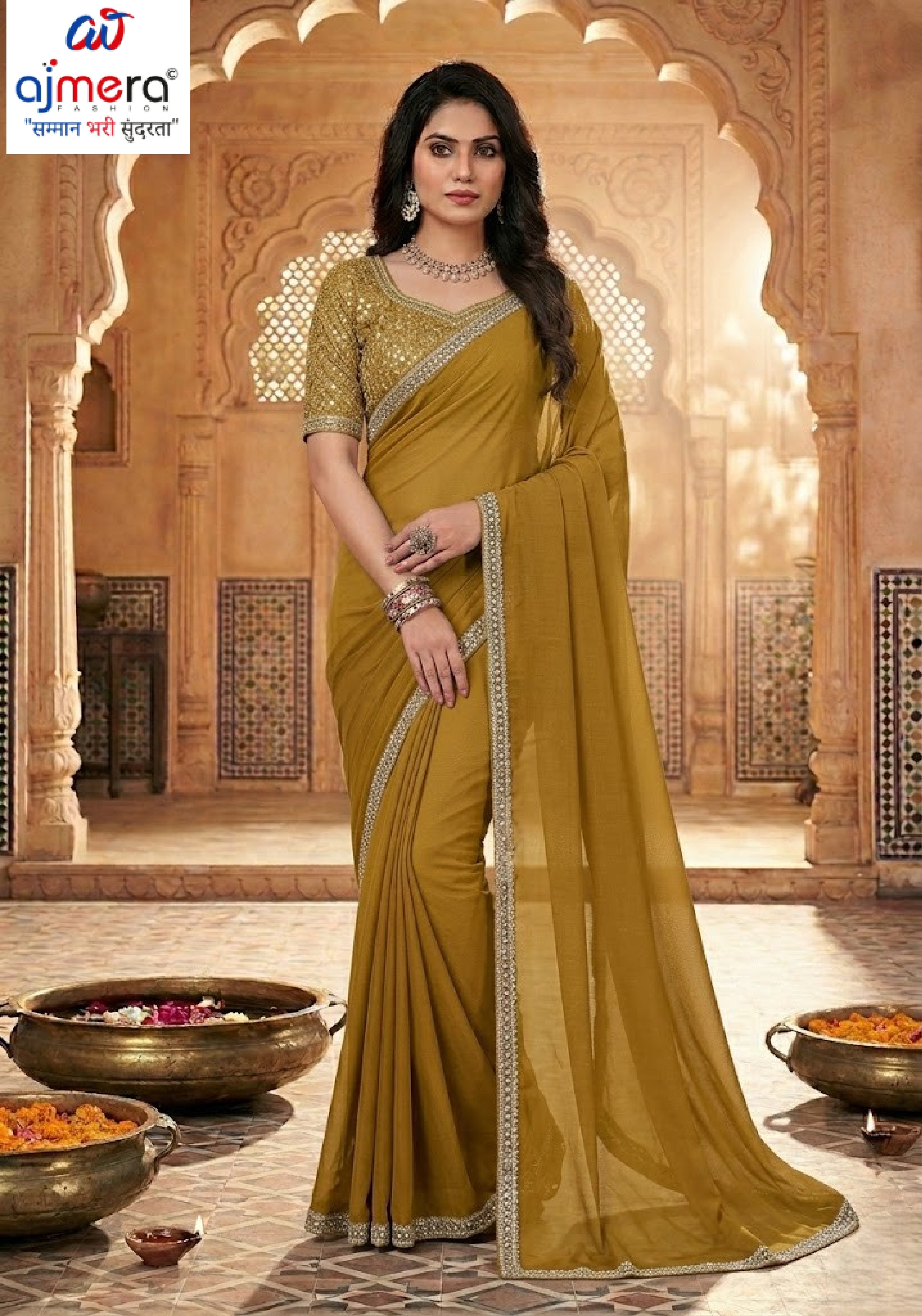 Fashion Saree with Blouse Piece for Premium Ethnic and Traditional Wear | KPS-GOVIND
