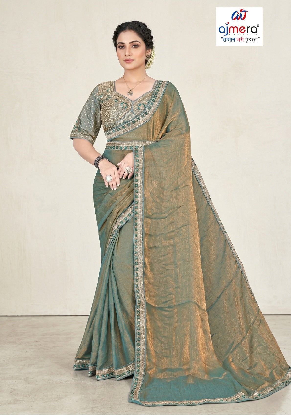 Festival Saree with Blouse Piece for Premium Ethnic and Traditional Wear | KPS-BEN 10