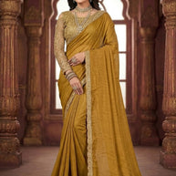 Printed Matching Saree with Blouse Piece for Premium Ethnic and Traditional Wear | KPS-MIRROR