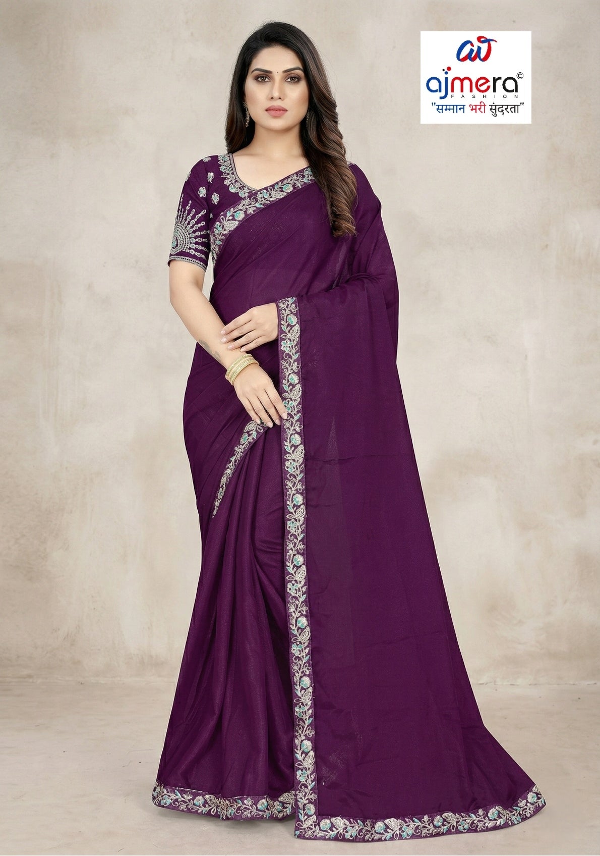 Fancy Saree with Blouse Piece for Premium Ethnic and Traditional Wear | SMM-8571
