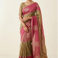Synthetic Matching Saree with Blouse Piece for Premium Ethnic and Traditional Wear | KEI-KIA SELTOS