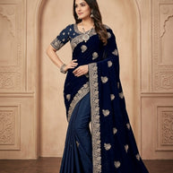 Ladies Matching Saree with Blouse Piece for Premium Ethnic and Traditional Wear | MTE-AMAZING PLANT