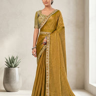 Party Wear Matching Saree with Blouse Piece for Premium Ethnic and Traditional Wear | KPS-MOTOROLA