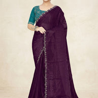 Dyed Saree with Blouse Piece for Premium Ethnic and Traditional Wear | SMM-8500