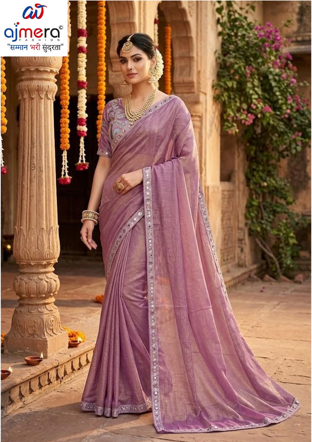 Wholesale Fancy Saree with Blouse Piece for Premium Ethnic and Traditional Wear | KPS-INDRA
