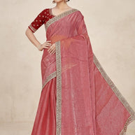 Designer Matching Saree with Blouse Piece for Premium Ethnic and Traditional Wear | SMM-8578