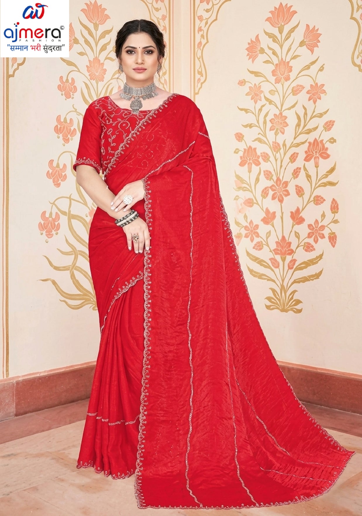 Fancy Matching Saree with Blouse Piece for Premium Ethnic and Traditional Wear | KPS-KINGDOM VOL-1