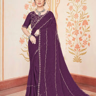 Matching Saree with Blouse Piece for Premium Ethnic and Traditional Wear | PRM-CADINI-5