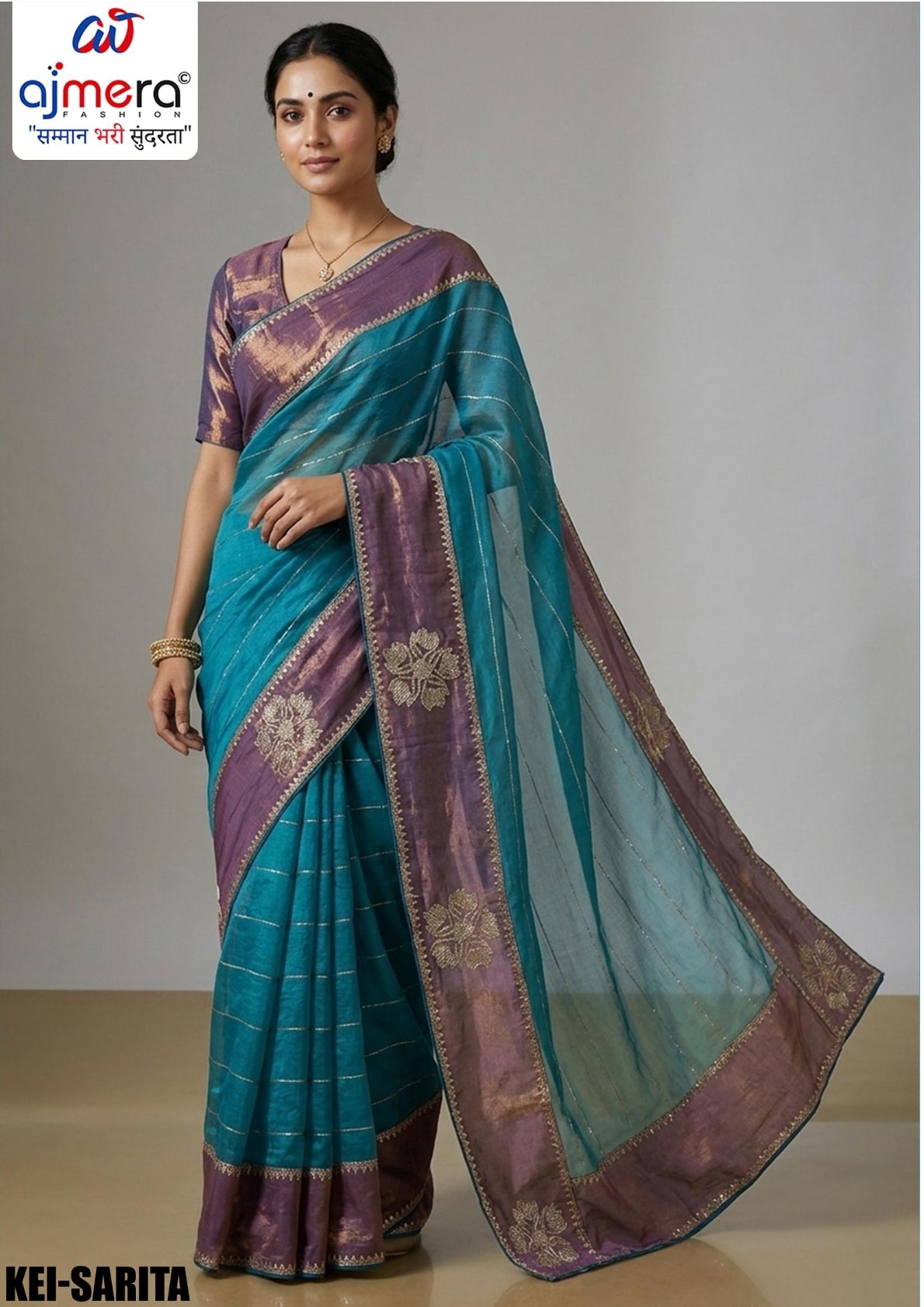 Fancy Matching Saree with Blouse Piece for Premium Ethnic and Traditional Wear | KEI-SARITA