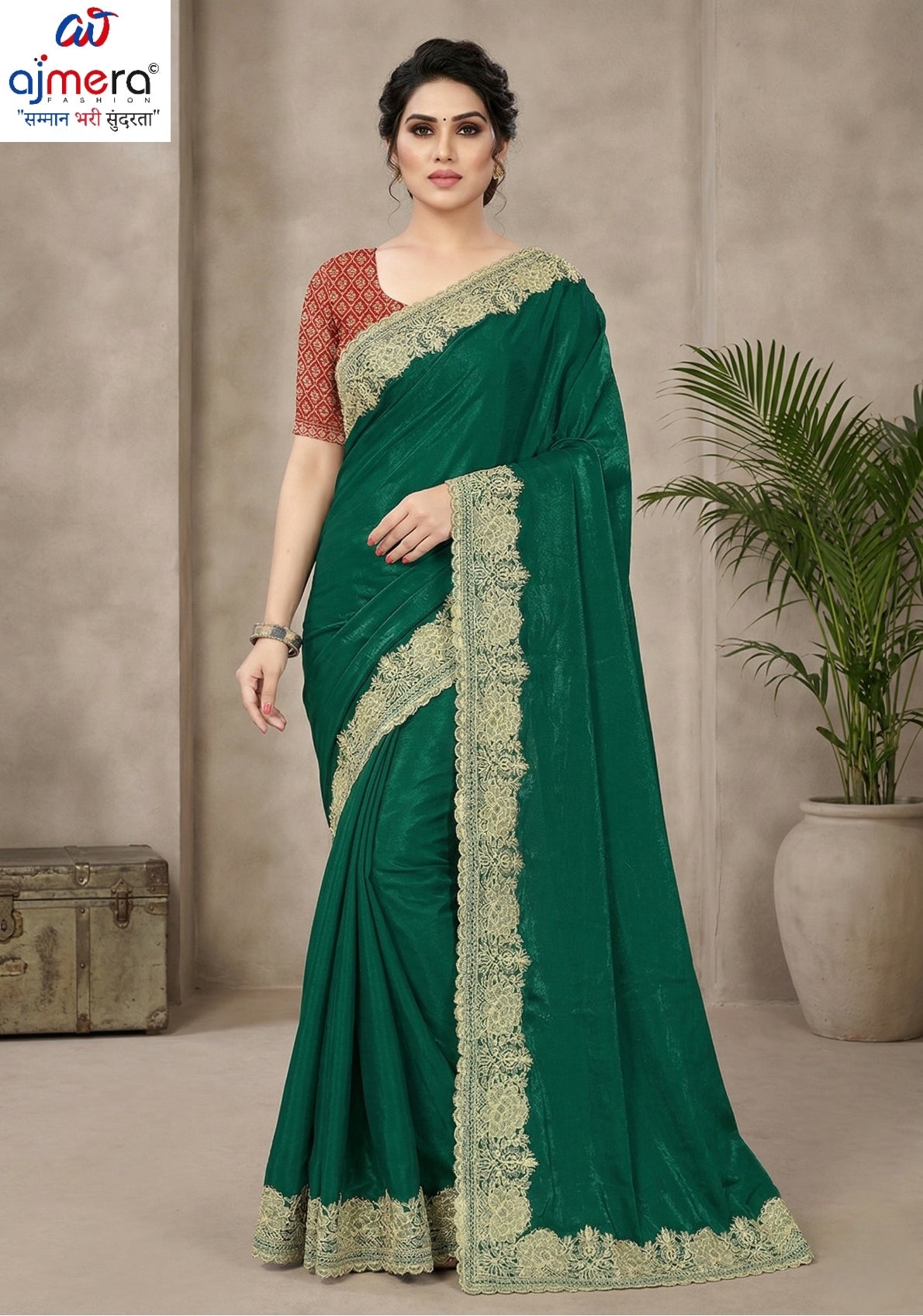 Festival Saree with Blouse Piece for Premium Ethnic and Traditional Wear | SMM-8853