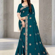 Dyed Saree with Blouse Piece for Premium Ethnic and Traditional Wear | RT-CHANDERI