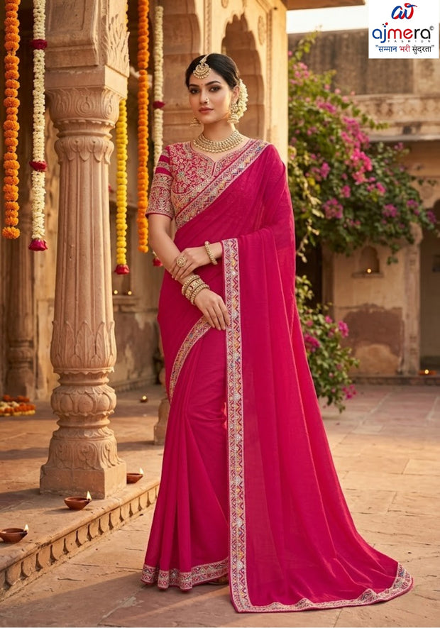 Printed Matching Saree with Blouse Piece for Premium Ethnic and Traditional Wear | KPS-ARJUN