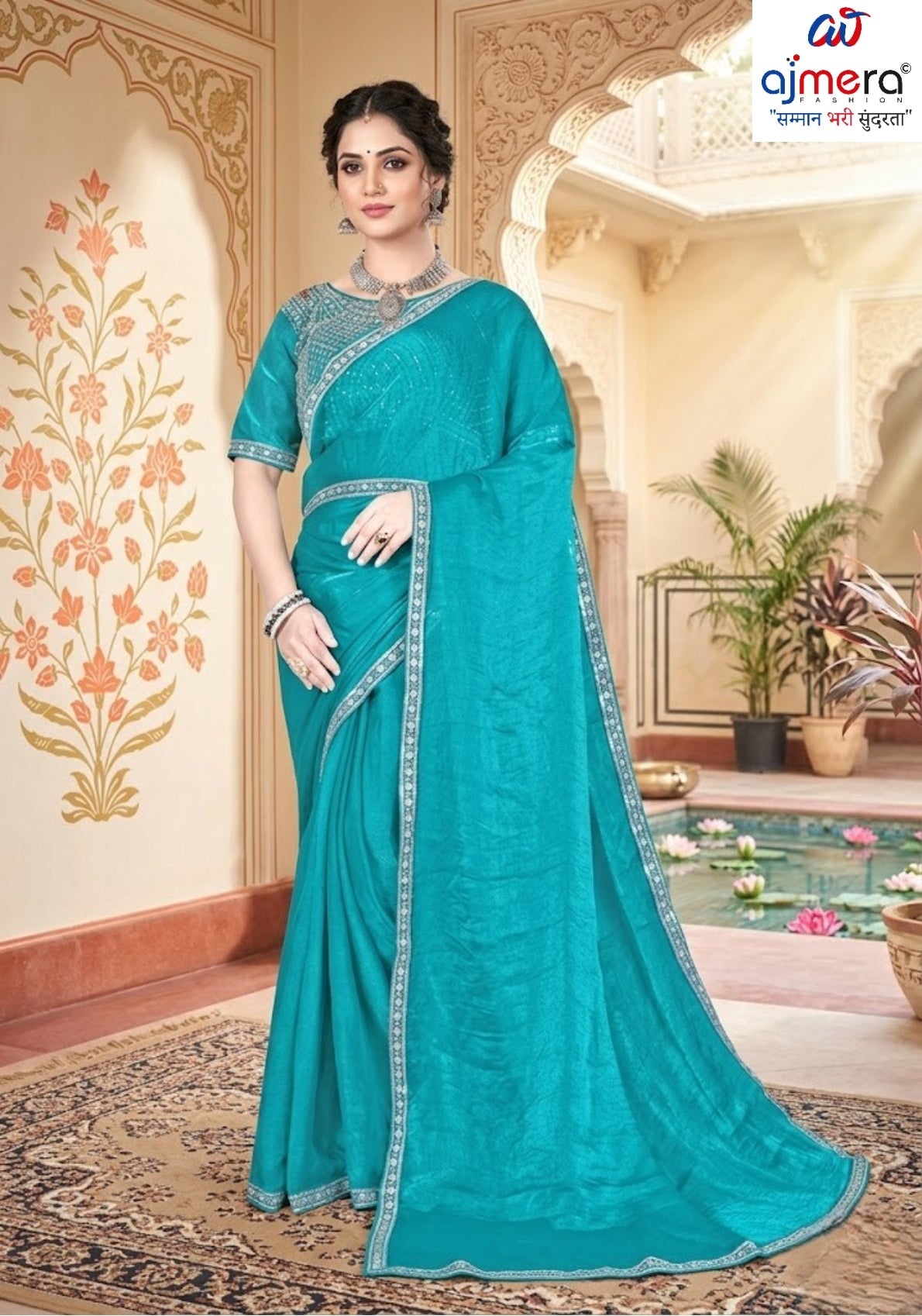 Matching Saree with Blouse Piece for Premium Ethnic and Traditional Wear | KPS-DAKSHA