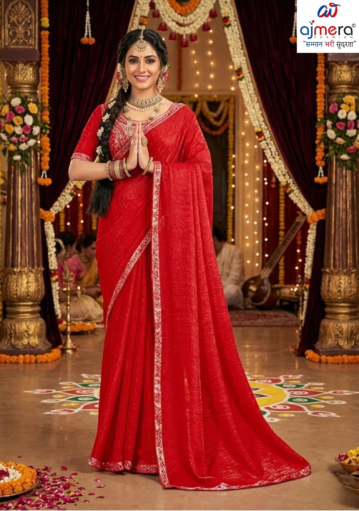 Designer Matching Saree with Blouse Piece for Premium Ethnic and Traditional Wear | PRM-KAIRA