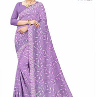 Fashion Saree with Blouse Piece for Premium Ethnic and Traditional Wear | APN-BURBARY SILK