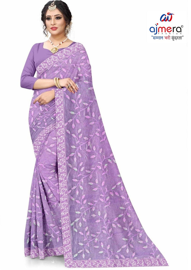 Fashion Saree with Blouse Piece for Premium Ethnic and Traditional Wear | APN-BURBARY SILK