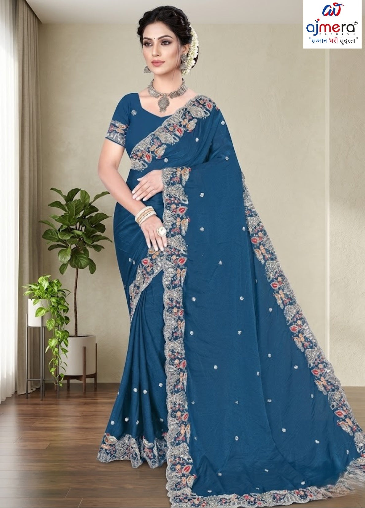 Ethnic Matching Saree with Blouse Piece for Premium Ethnic and Traditional Wear | KPS-SAPNA VOL-2