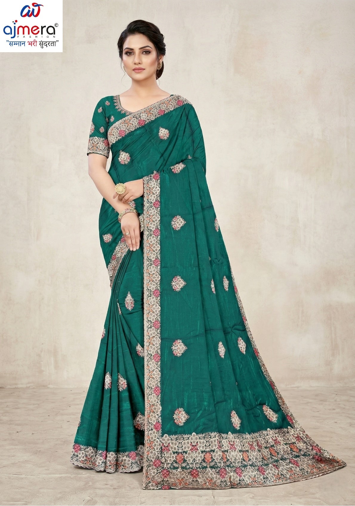 Dyed Saree with Blouse Piece for Premium Ethnic and Traditional Wear | RT-CHANDERI