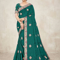 Dyed Saree with Blouse Piece for Premium Ethnic and Traditional Wear | RT-CHANDERI
