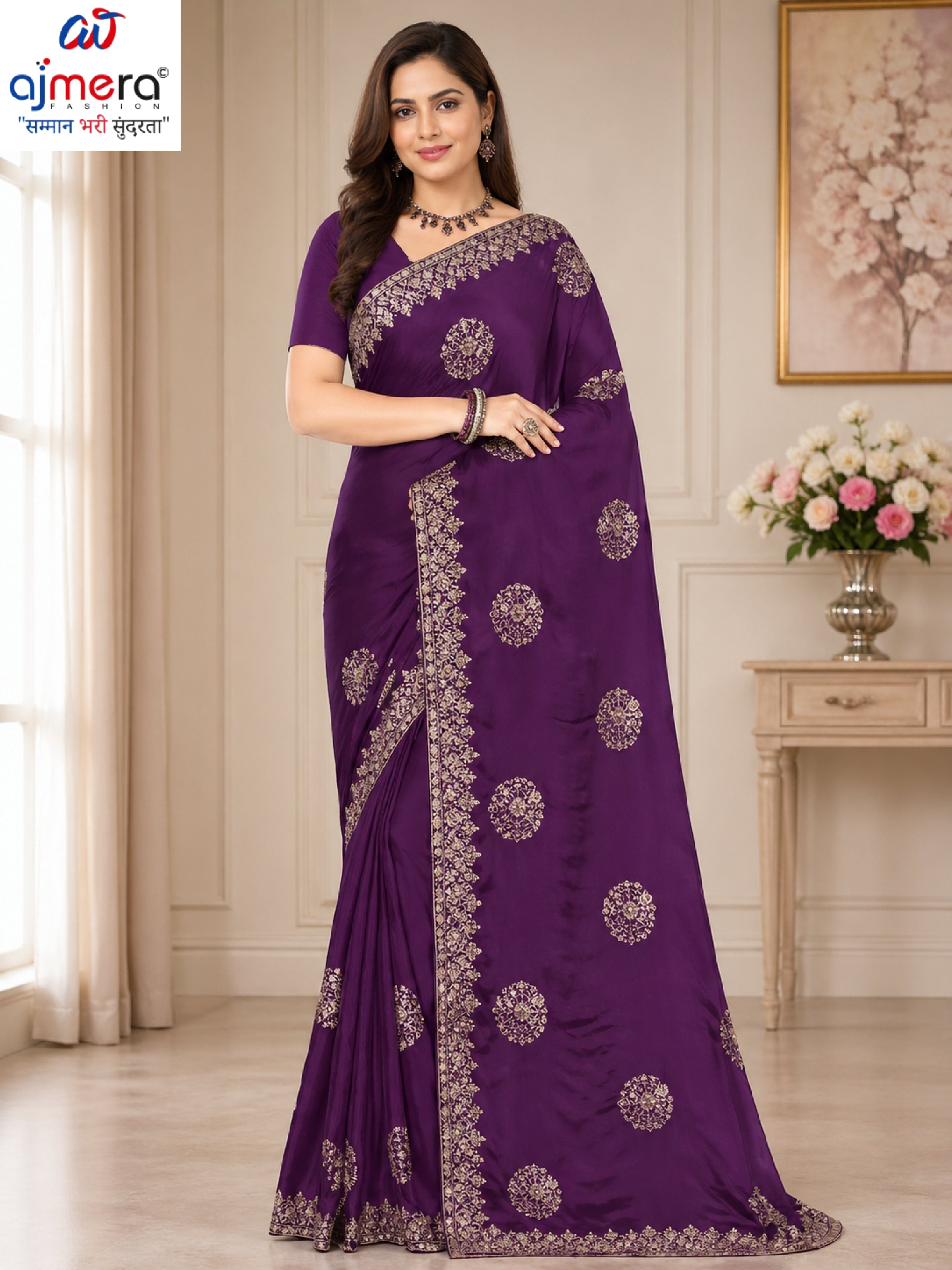 Printed Matching Saree with Blouse Piece for Premium Ethnic and Traditional Wear | MTE-NEELA GAGAN