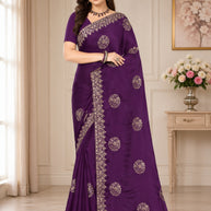 Printed Matching Saree with Blouse Piece for Premium Ethnic and Traditional Wear | MTE-NEELA GAGAN